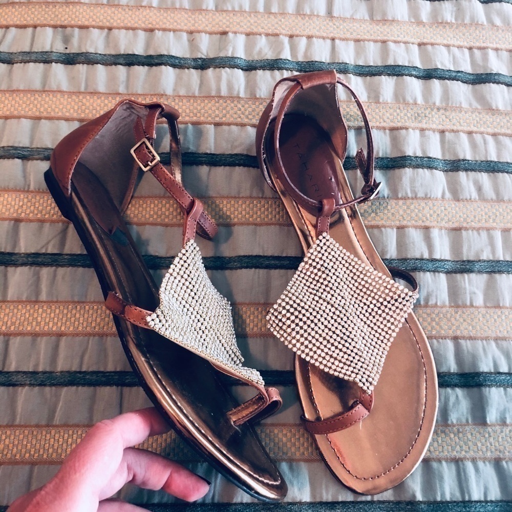 Tahari Bling Sandal Emma Size 9.5 - Picture 3 of 8